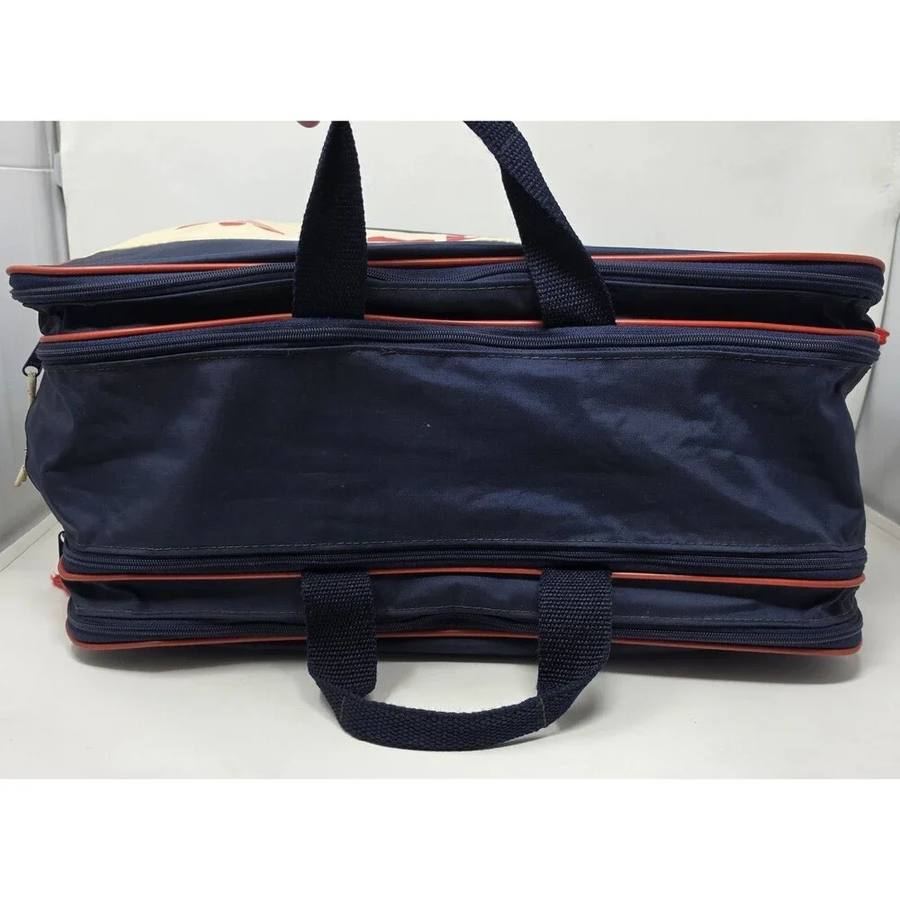 Rare Adidas Duffel Bag Gym Travel Sports Trefoil Carry On Track And Field Vtg
